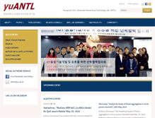 Tablet Screenshot of antl.yu.ac.kr